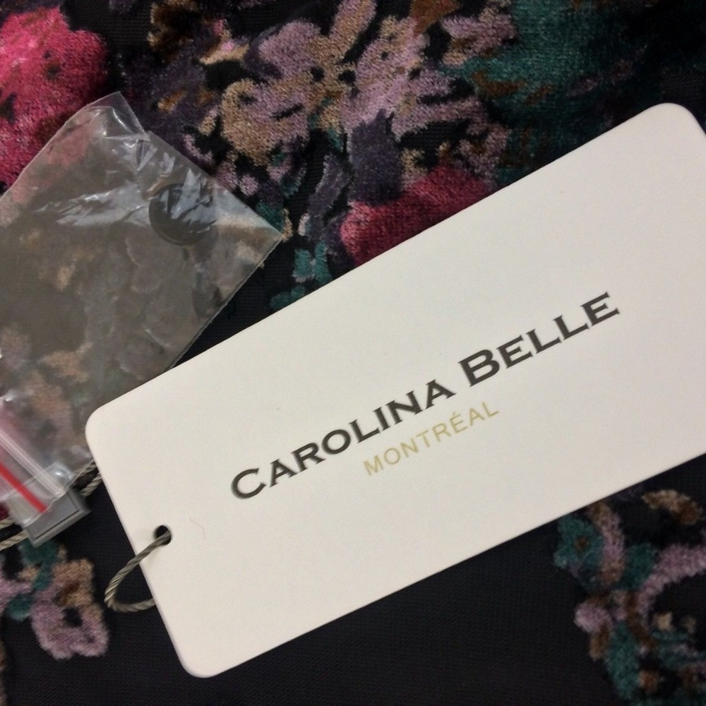 Carolina Belle Montreal SZ 4 shift black dress - Picture 5 of 7